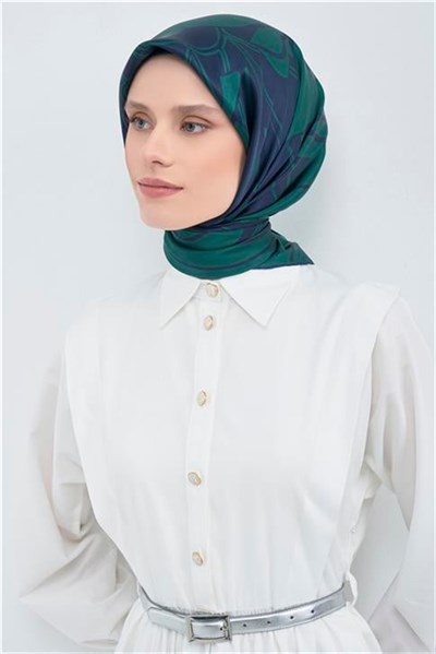 Armine Yeni Sezon 2026 Saf İpek Twill Eşarp 9553D 80