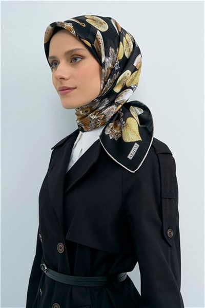 Armine Yeni Sezon 2026 Saf İpek Twill Eşarp 9532D 06