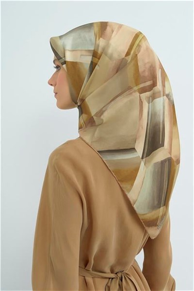 Armine Yeni Sezon 2026 Saf İpek Twill Eşarp 9510D 53