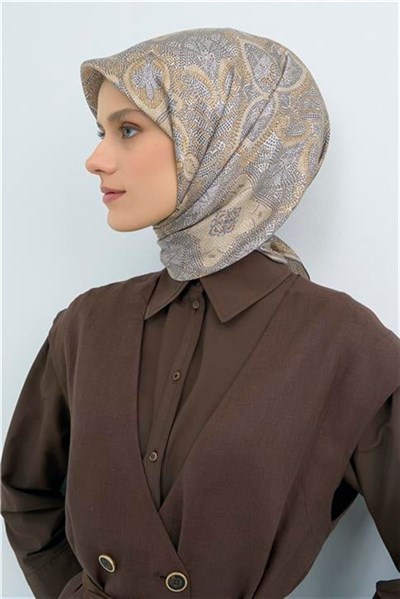 Armine Yeni Sezon 2026 Saf İpek Twill Eşarp 9540D 84