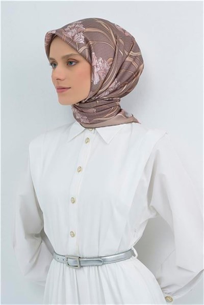 Armine Yeni Sezon 2026 Saf İpek Twill Eşarp 9512D 06