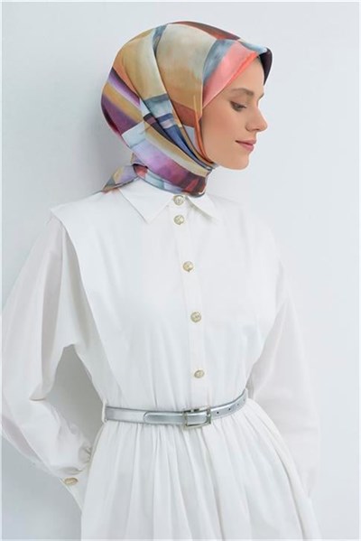 Armine Yeni Sezon 2026 Saf İpek Twill Eşarp 9510D 80