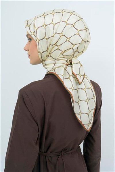 Armine Yeni Sezon 2026 Saf İpek Twill Eşarp 9538D 80