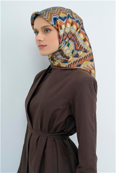 Armine Yeni Sezon 2026 Saf İpek Twill Eşarp 9542D 82