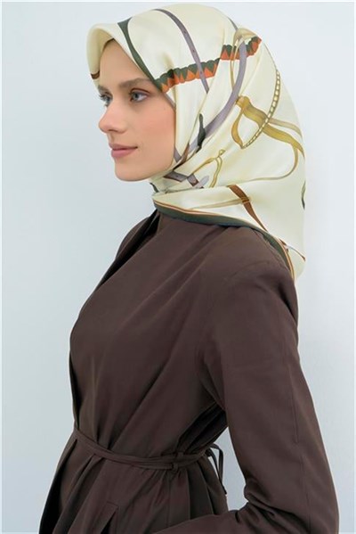 Armine Yeni Sezon 2026 Saf İpek Twill Eşarp 9517D 82