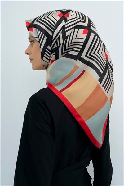Armine Yeni Sezon 2026 Saf İpek Twill Eşarp 9534D 86