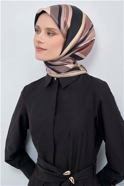 Armine Yeni Sezon 2026 Saf İpek Twill Eşarp 9514D 07