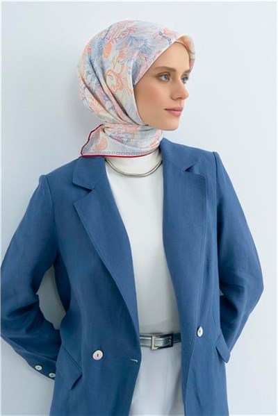 Armine Yeni Sezon 2026 Saf İpek Twill Eşarp 9545D 04