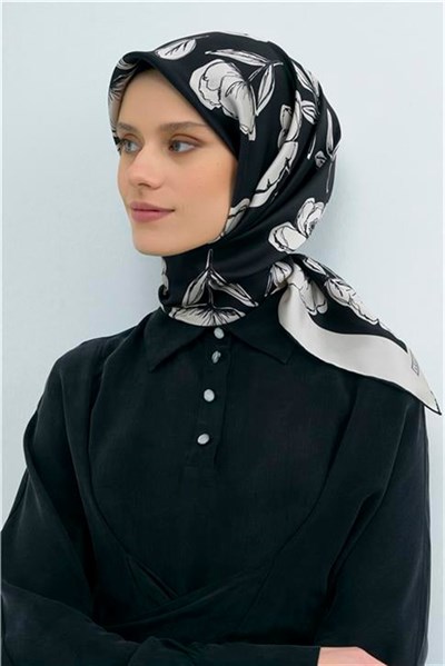 Armine Yeni Sezon 2026 Saf İpek Twill Eşarp 9536D 30