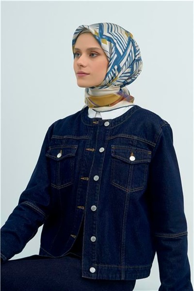 Armine Yeni Sezon 2026 Saf İpek Twill Eşarp 9534D 01