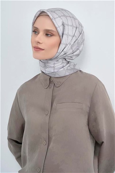 Armine Yeni Sezon 2026 Saf İpek Twill Eşarp 9530D 08