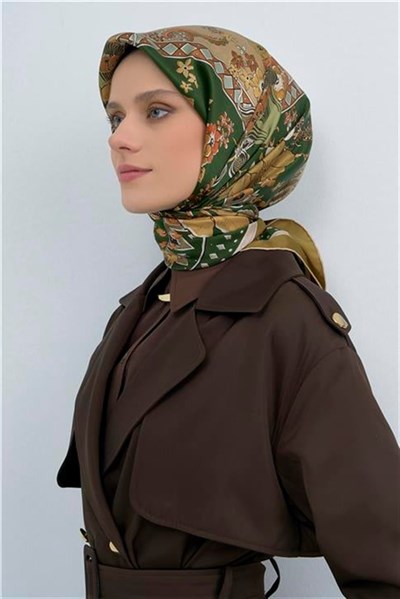 Armine Yeni Sezon 2026 Saf İpek Twill Eşarp 9535D 25