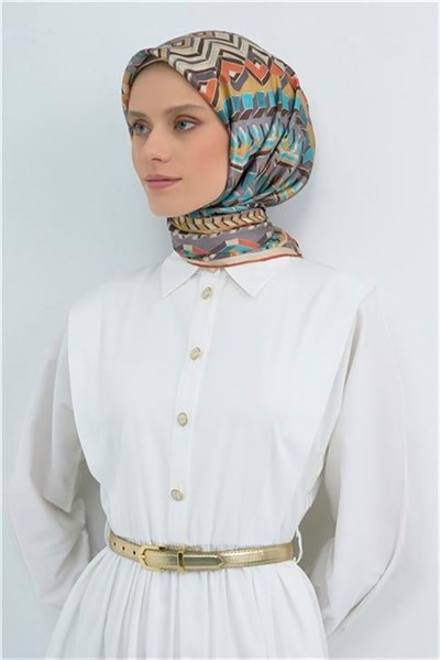 Armine Yeni Sezon 2026 Saf İpek Twill Eşarp 9542D 38