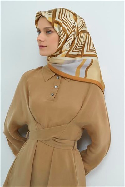 Armine Yeni Sezon 2026 Saf İpek Twill Eşarp 9534D 31