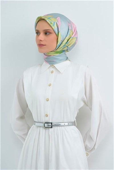 Armine Yeni Sezon 2026 Saf İpek Twill Eşarp 9509D 80