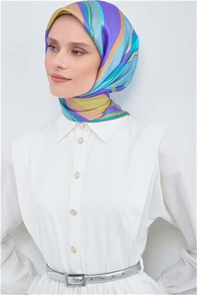 Armine Yeni Sezon 2026 Saf İpek Twill Eşarp 9514D 09