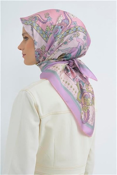Armine Yeni Sezon 2026 Saf İpek Twill Eşarp 9535D 87