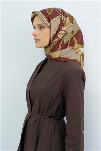 Armine Yeni Sezon 2026 Saf İpek Twill Eşarp 9531D 03