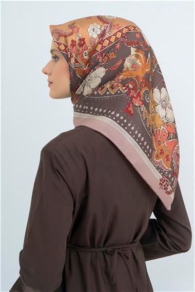 Armine Yeni Sezon 2026 Saf İpek Twill Eşarp 9535D 36
