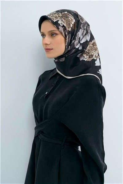 Armine Yeni Sezon 2026 Saf İpek Twill Eşarp 9520D 01