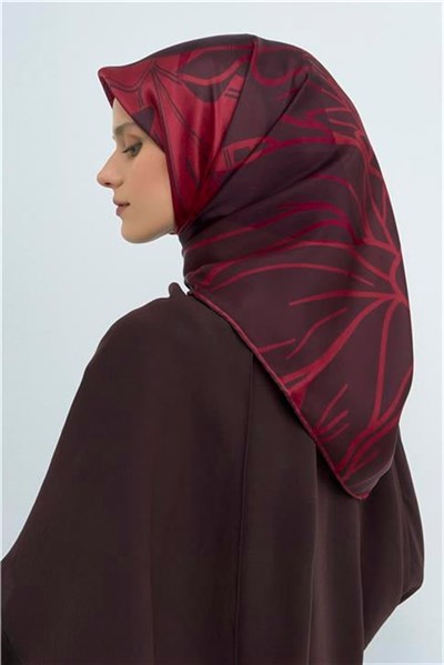 Armine Yeni Sezon 2026 Saf İpek Twill Eşarp 9553D 34