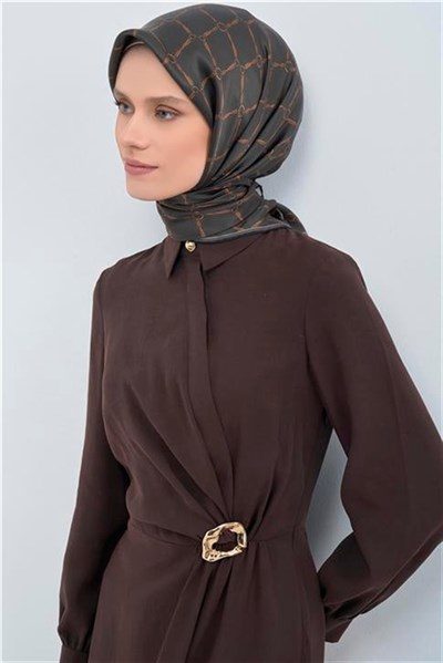 Armine Yeni Sezon 2026 Saf İpek Twill Eşarp 9521D 06