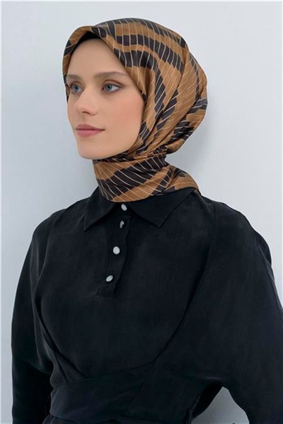 Armine Yeni Sezon 2026 Saf İpek Twill Eşarp 9525D 82