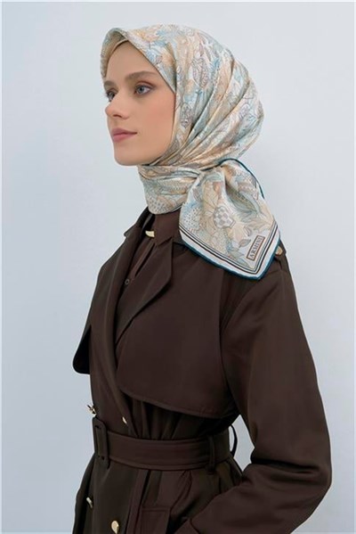 Armine Yeni Sezon 2026 Saf İpek Twill Eşarp 9508D 82