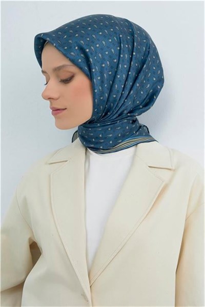 Armine Yeni Sezon 2026 Saf İpek Twill Eşarp 9548D 80
