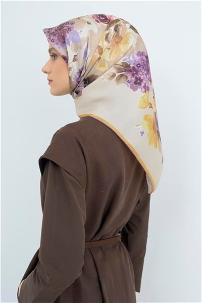 Armine Yeni Sezon 2026 Saf İpek Twill Eşarp 9520D 32