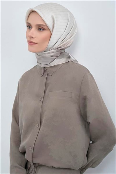 Armine Yeni Sezon 2026 Saf İpek Twill Eşarp 9526D 80
