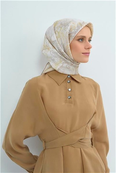 Armine Yeni Sezon 2026 Saf İpek Twill Eşarp 9545D 06