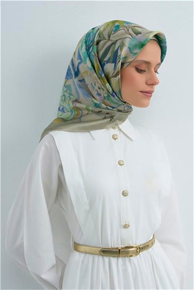 Armine Yeni Sezon 2026 Saf İpek Twill Eşarp 9516D 83