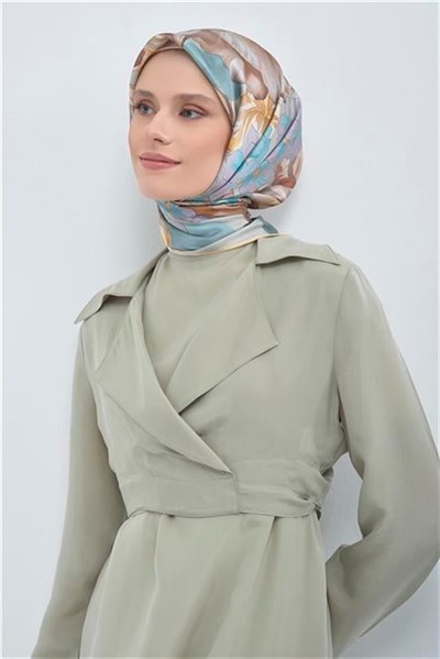 Armine Yeni Sezon 2026 Saf İpek Twill Eşarp 9529D 81