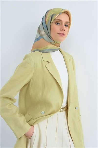 Armine Yeni Sezon 2026 Saf İpek Twill Eşarp 9521D 82