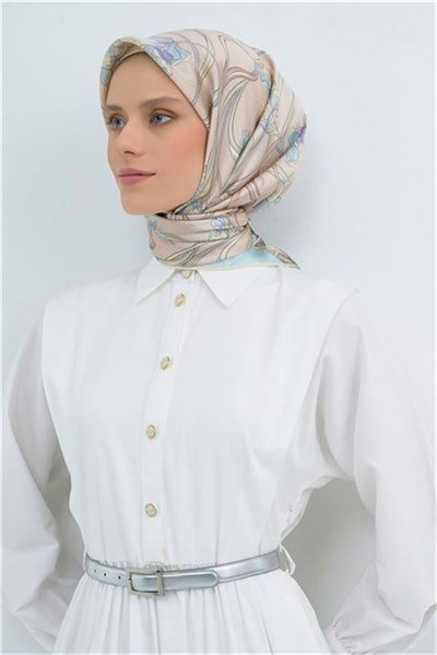 Armine Yeni Sezon 2026 Saf İpek Twill Eşarp 9512D 31