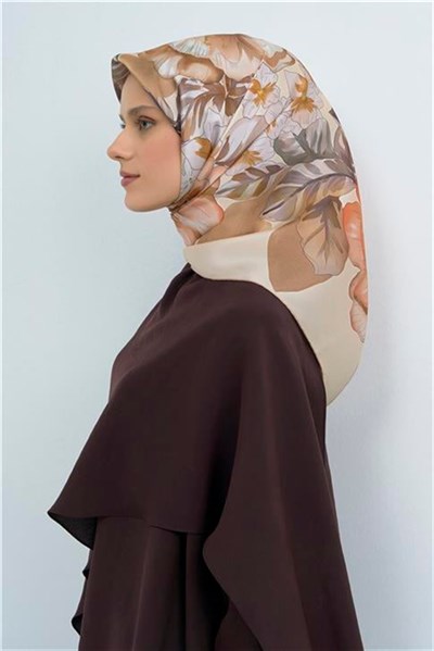 Armine Yeni Sezon 2026 Saf İpek Twill Eşarp 9529D 33