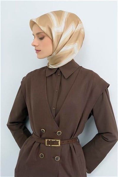 Armine Yeni Sezon 2026 Saf İpek Twill Eşarp 9547D 85