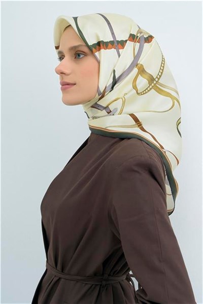 Armine Yeni Sezon 2026 Saf İpek Twill Eşarp 9517D 82