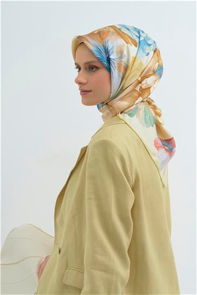Armine Yeni Sezon 2026 Saf İpek Twill Eşarp 9503D 86