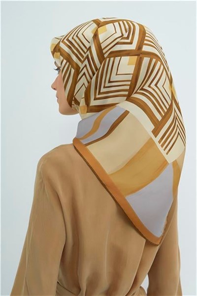 Armine Yeni Sezon 2026 Saf İpek Twill Eşarp 9534D 31