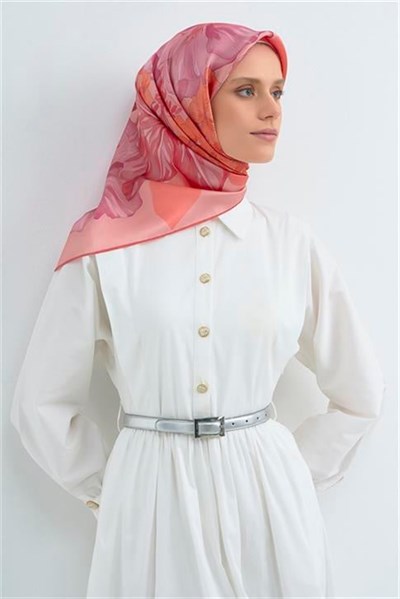 Armine Yeni Sezon 2026 Saf İpek Twill Eşarp 9529D 55
