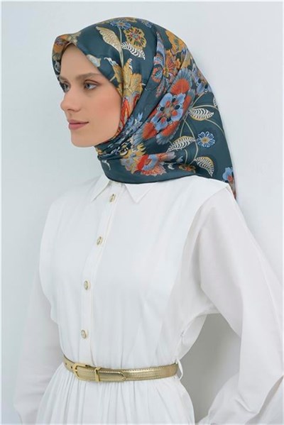 Armine Yeni Sezon 2026 Saf İpek Twill Eşarp 9533D 53