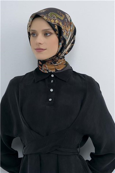 Armine Yeni Sezon 2026 Saf İpek Twill Eşarp 9535D 04