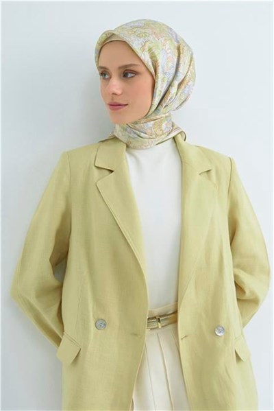 Armine Yeni Sezon 2026 Saf İpek Twill Eşarp 9508D 53