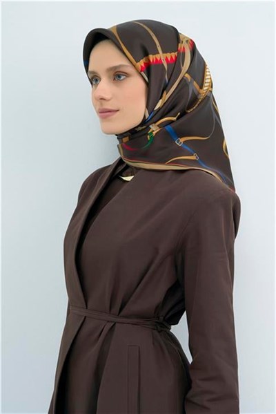 Armine Yeni Sezon 2026 Saf İpek Twill Eşarp 9517D 84
