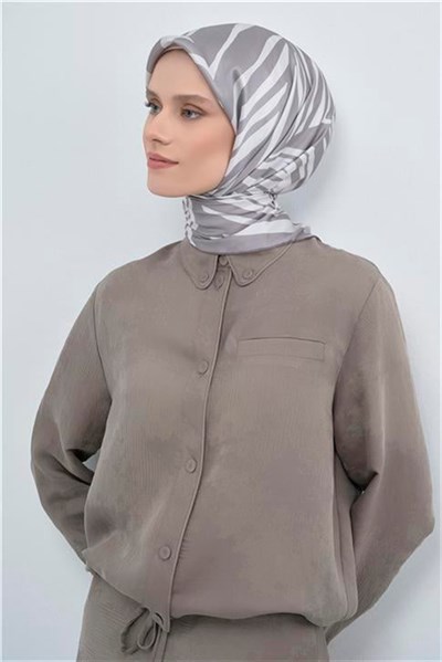 Armine Yeni Sezon 2026 Saf İpek Twill Eşarp 9550D 31