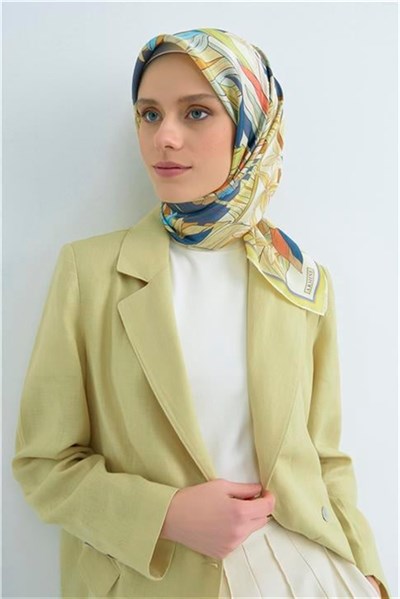 Armine Yeni Sezon 2026 Saf İpek Twill Eşarp 9500D 87