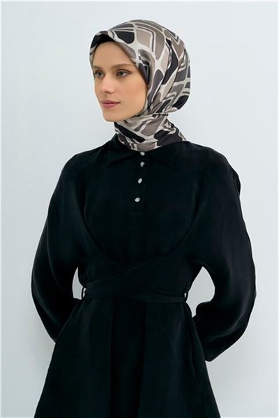 Armine Yeni Sezon 2026 Saf İpek Twill Eşarp 9504D 87