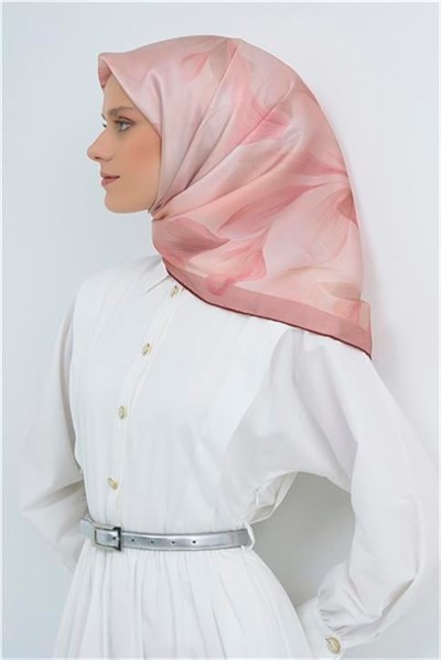 Armine Yeni Sezon 2026 Saf İpek Twill Eşarp 9519D 08